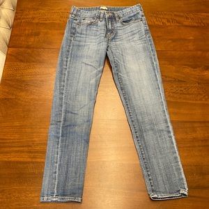 J Crew Stretch 27 Light Wash Skinny Jeans